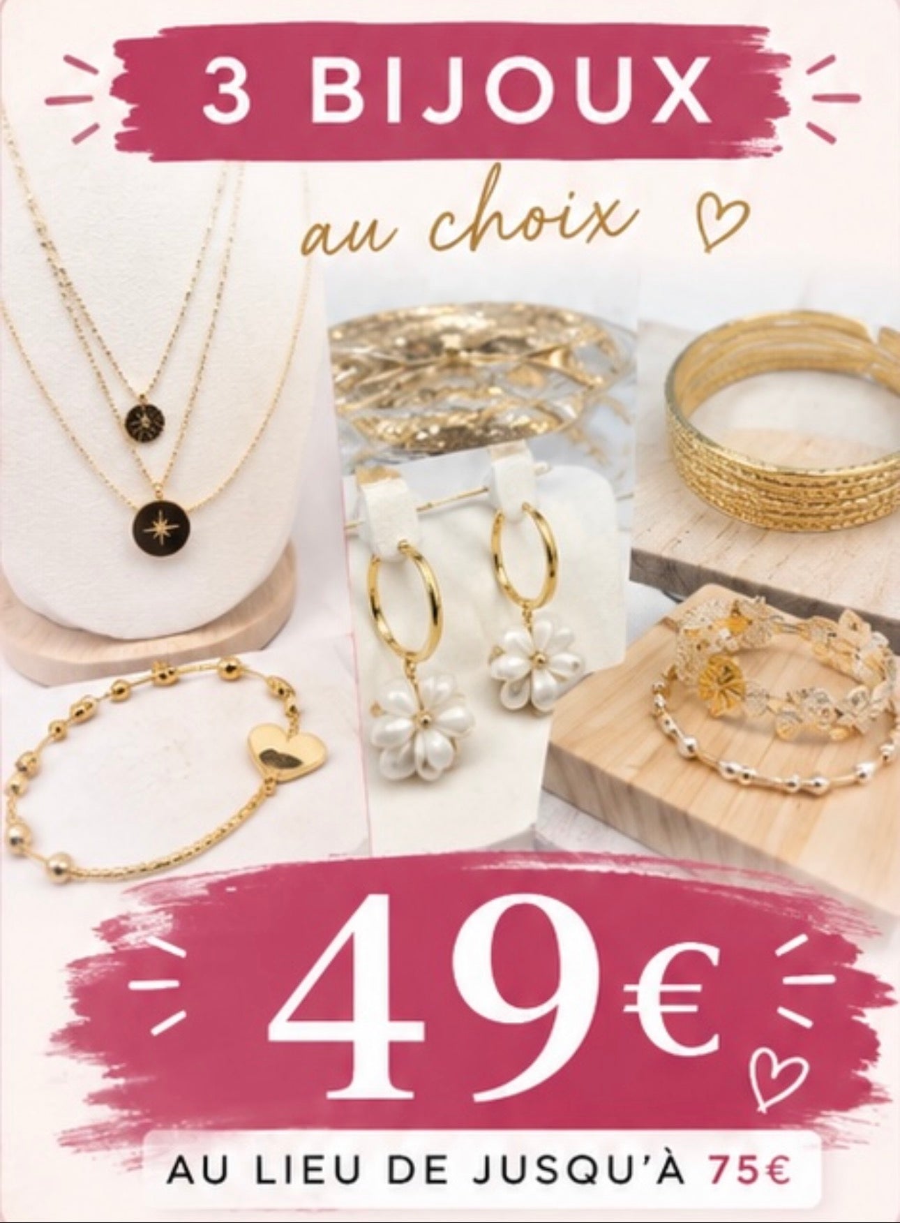 SOLDES - 3 bijoux